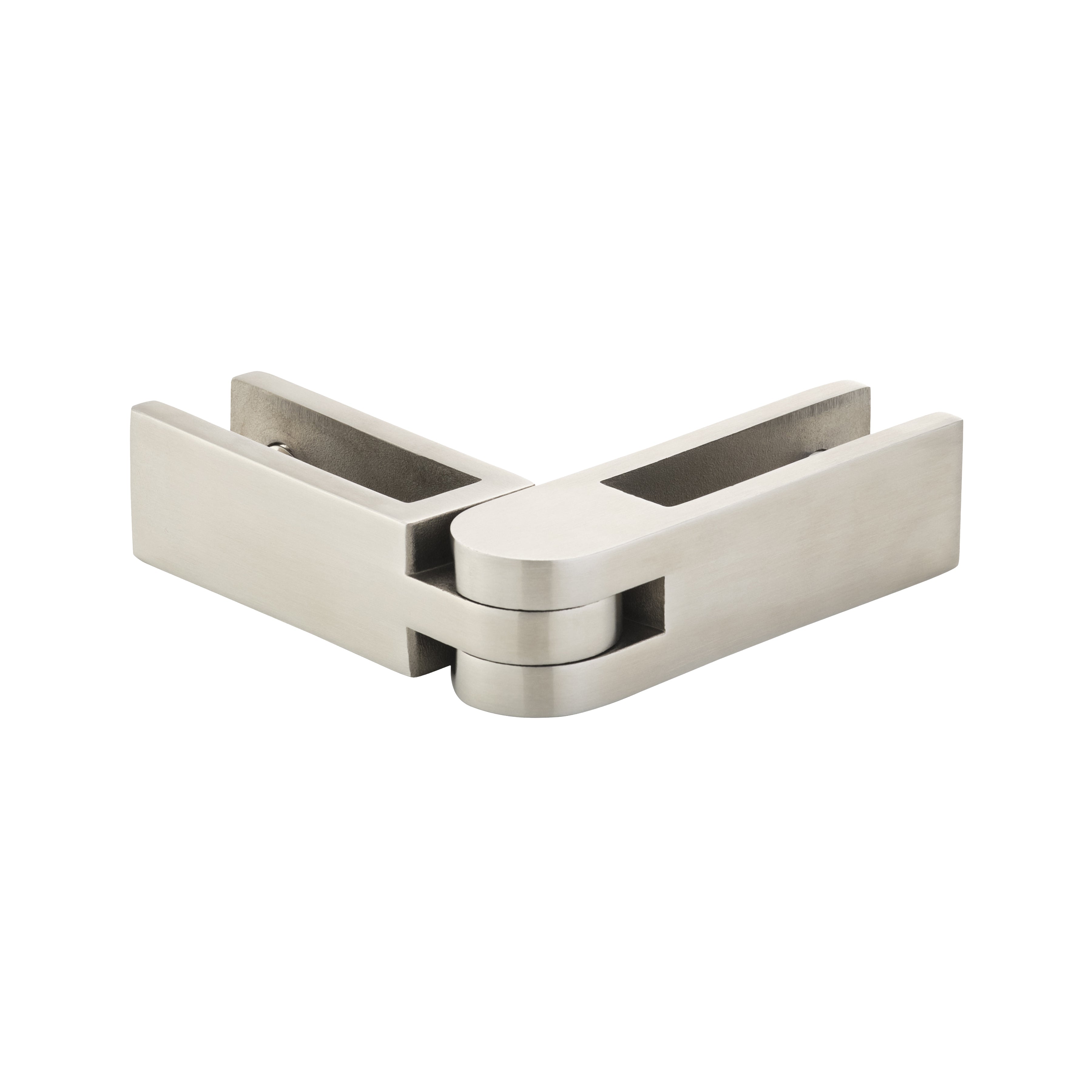 image Adjustable Glass to Glass Stainless Steel Stiffener Bracket